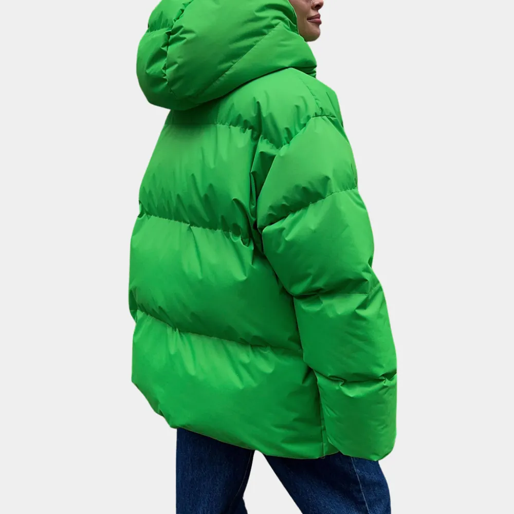 Elegant women's coat with light padding from- Maron