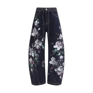 Ella Floral print Jeans