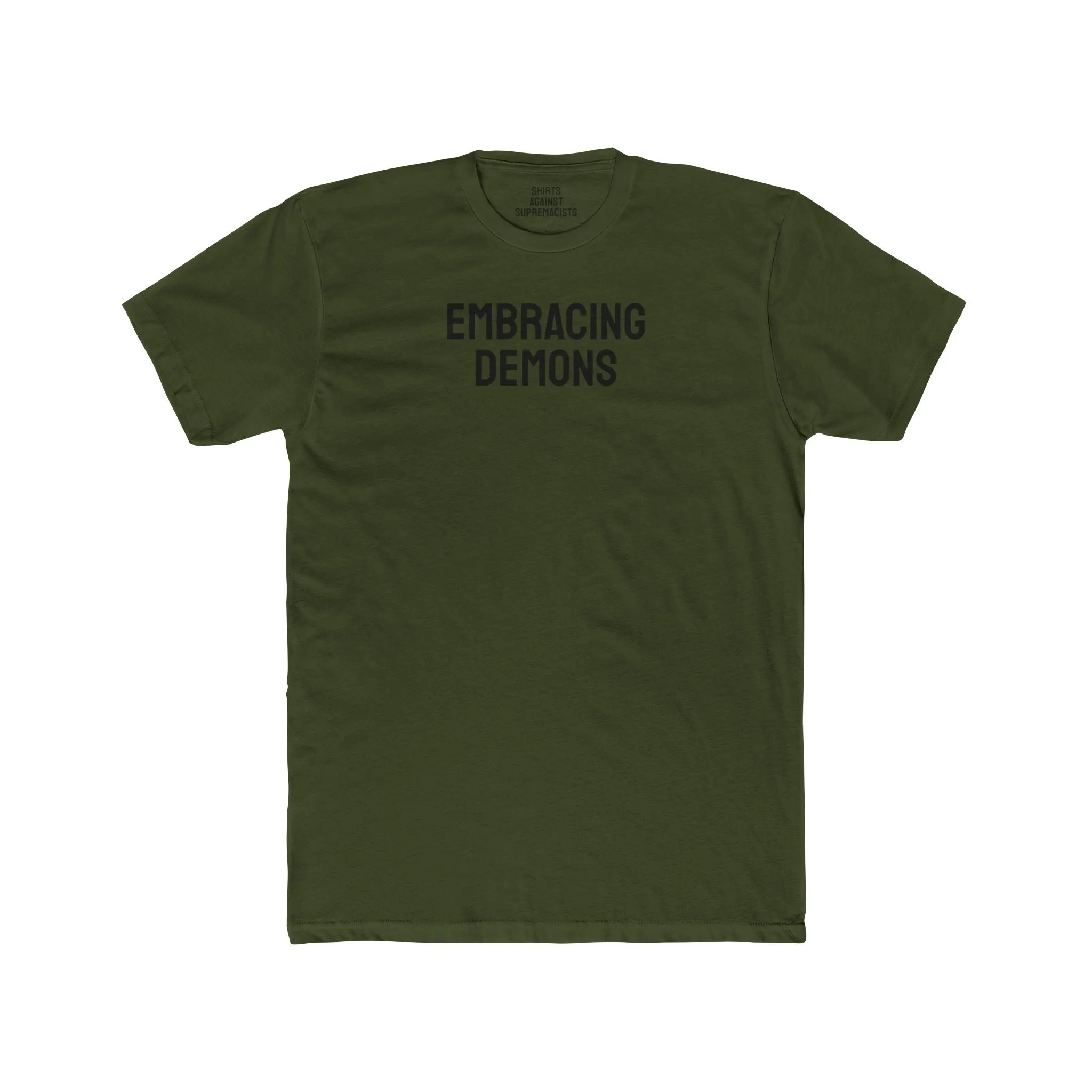 Embracing Demons - Unisex Cotton Crew Tee