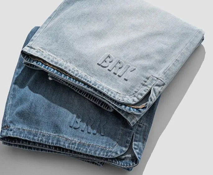 Embroidery Drawstring Wash Denim Shorts