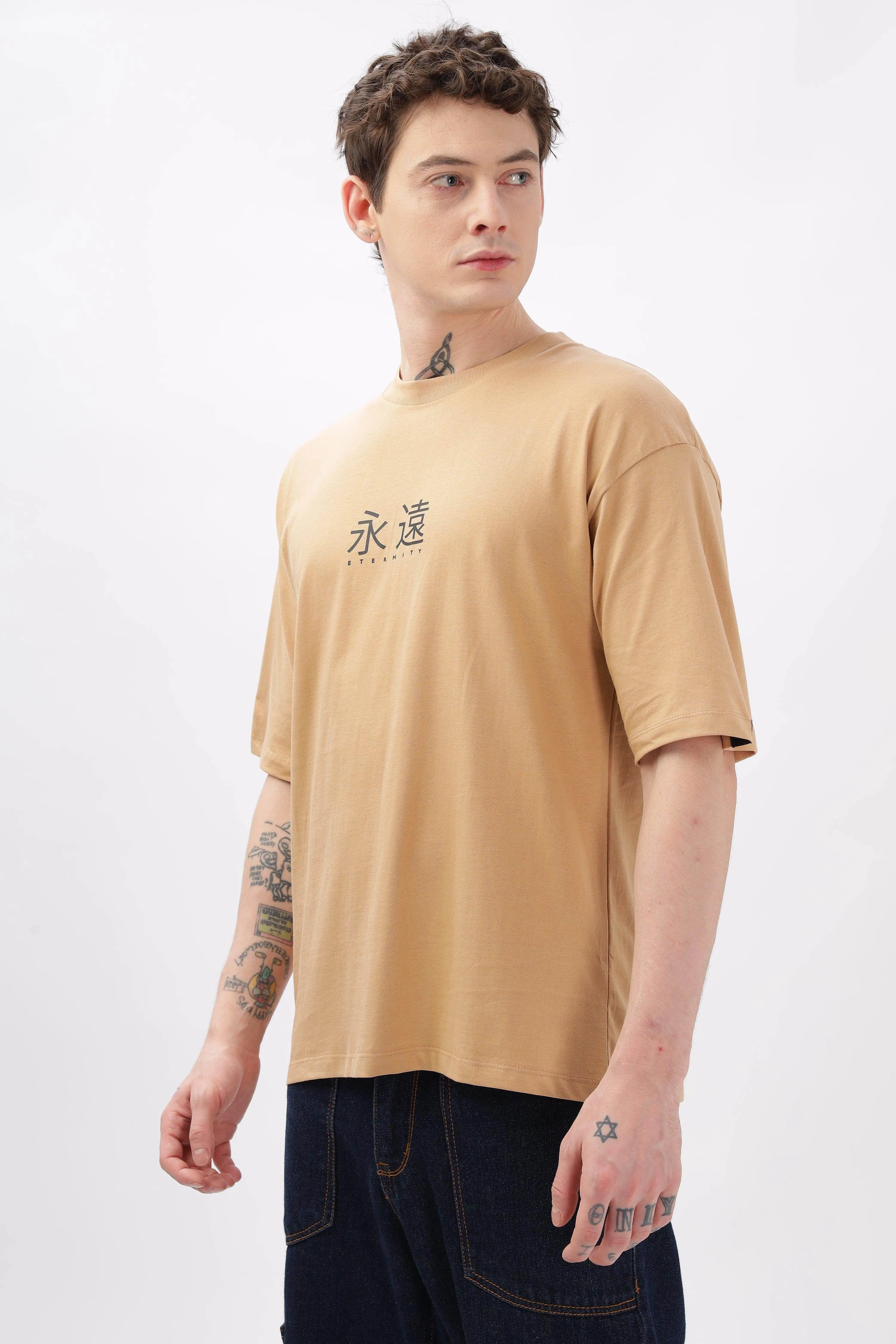 Eternity Taupe Oversized T-shirt