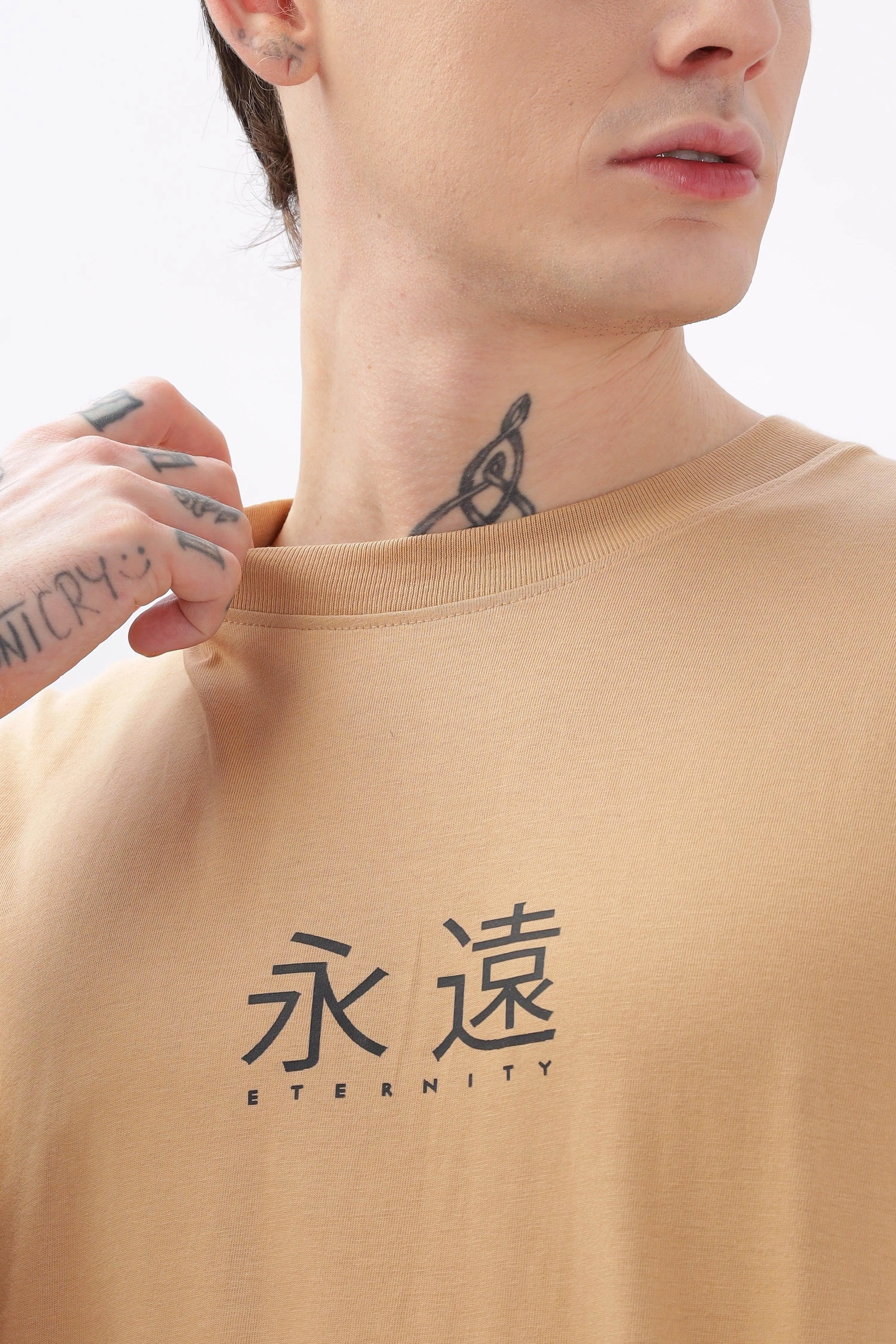 Eternity Taupe Oversized T-shirt