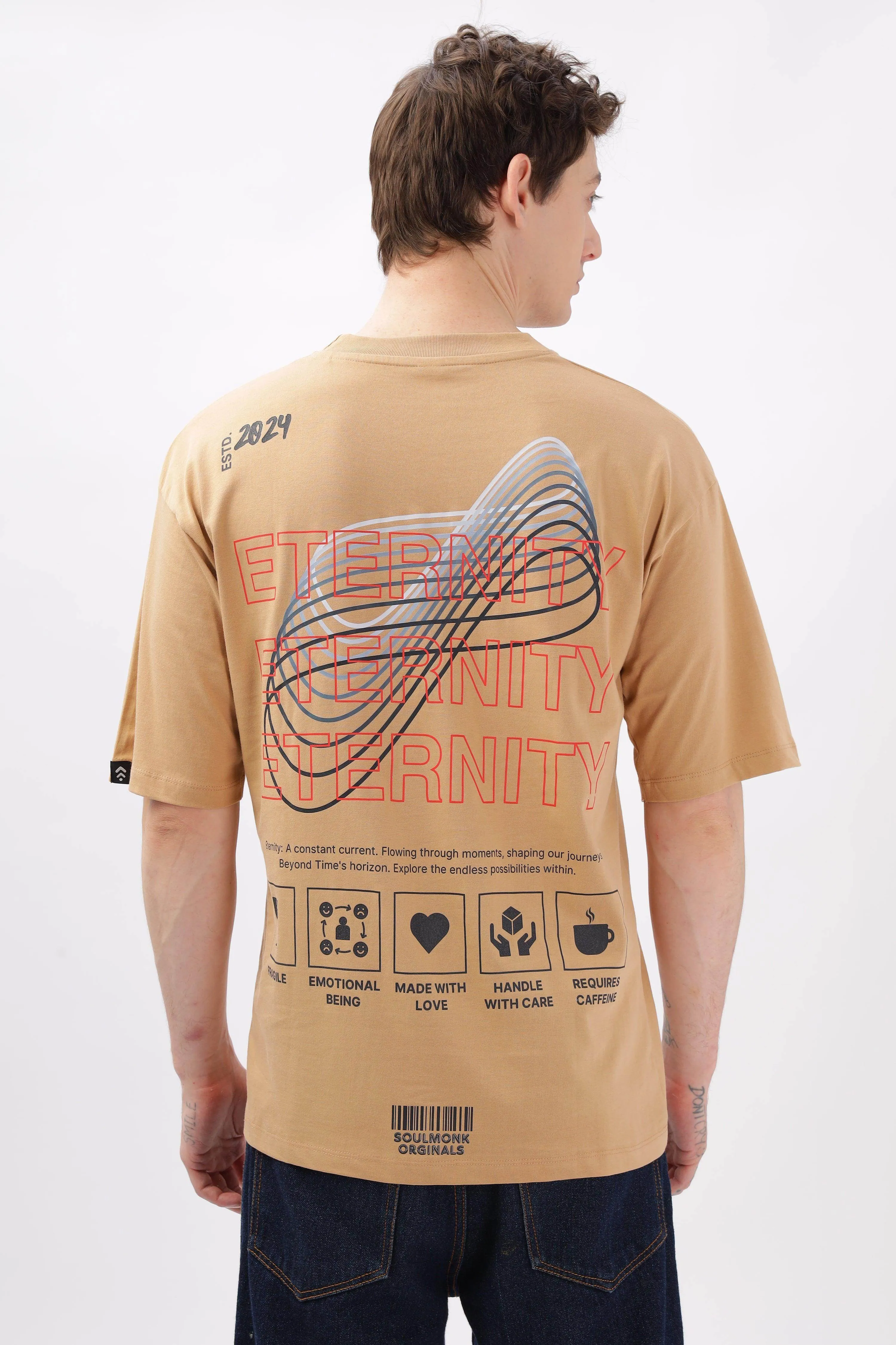 Eternity Taupe Oversized T-shirt