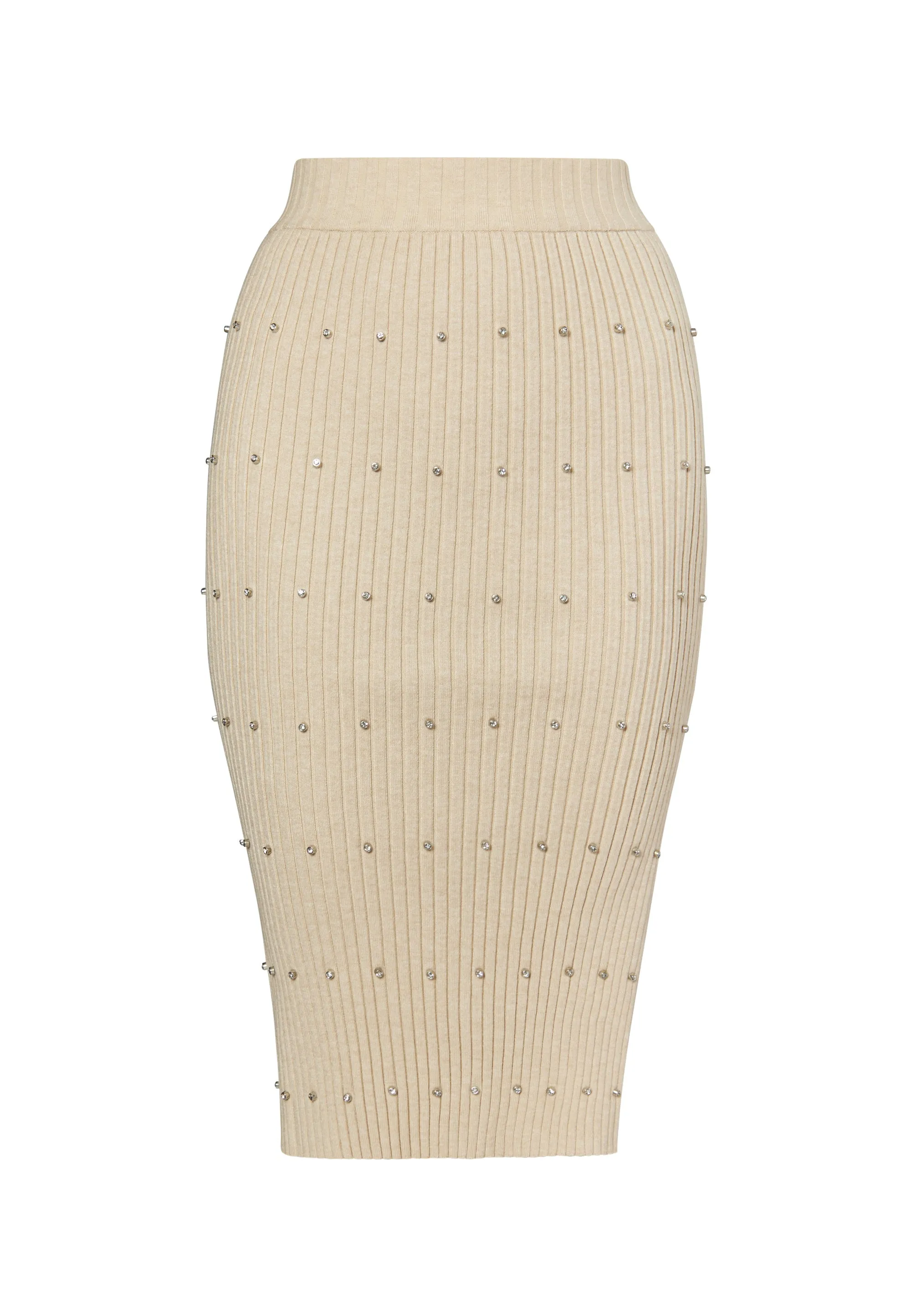 faina Women's Knitted Skirt With Rhinestones