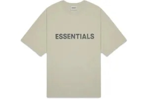 Fear of God Essentials Boxy Tee Appliqué Moss