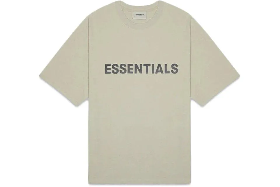 Fear of God Essentials Boxy Tee Appliqué Moss