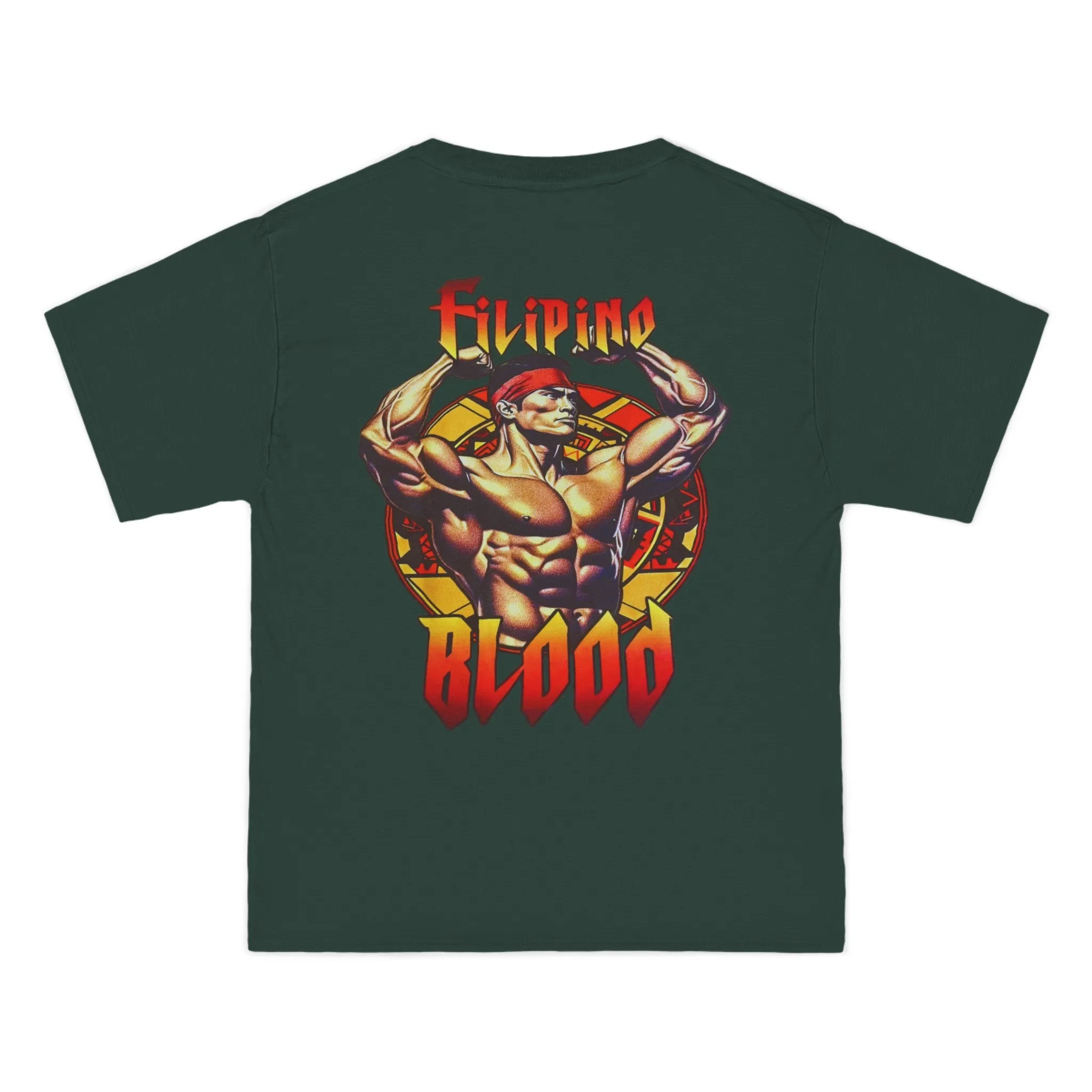 Filipino Strength Filipino Blood Vintage Design 90s New Print Beefy-T®  Short-Sleeve T-Shirt