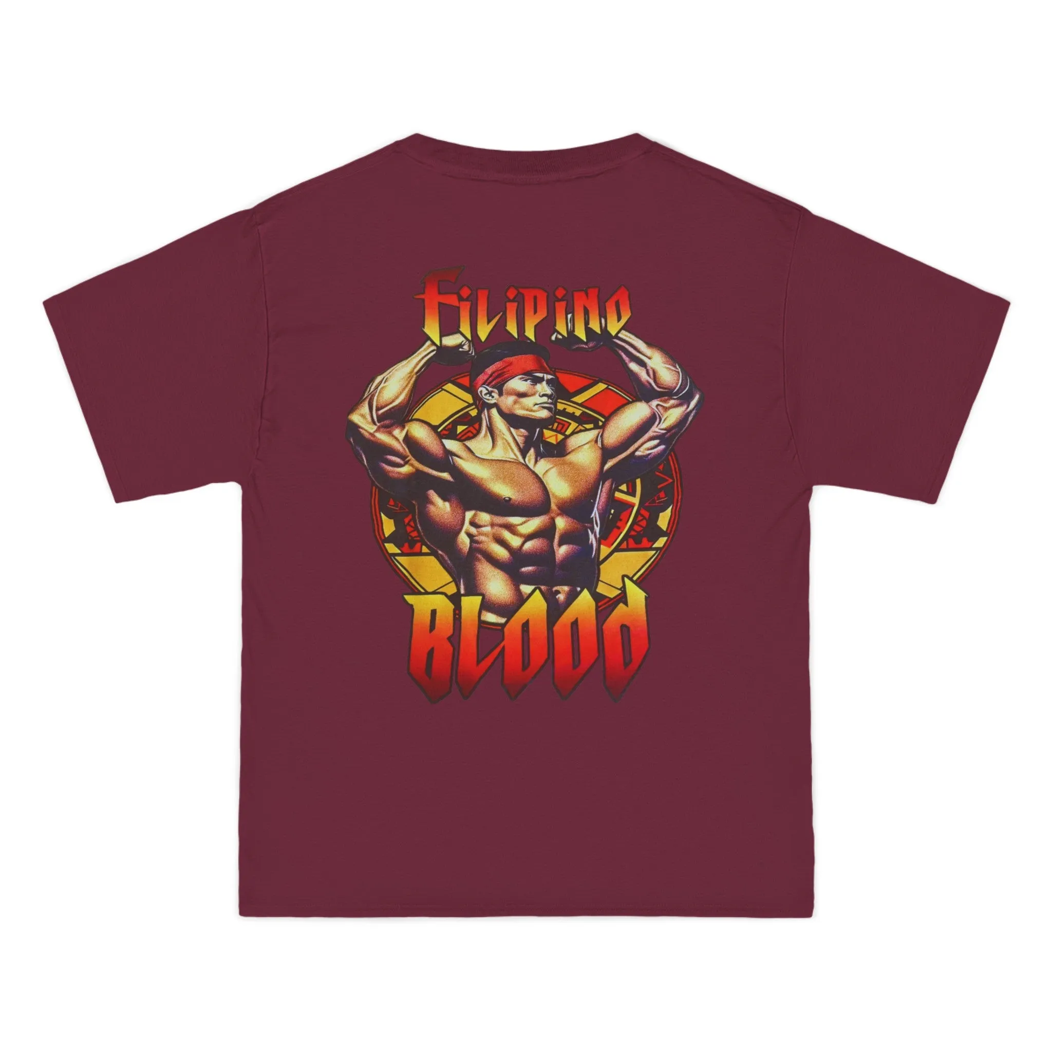 Filipino Strength Filipino Blood Vintage Design 90s New Print Beefy-T®  Short-Sleeve T-Shirt
