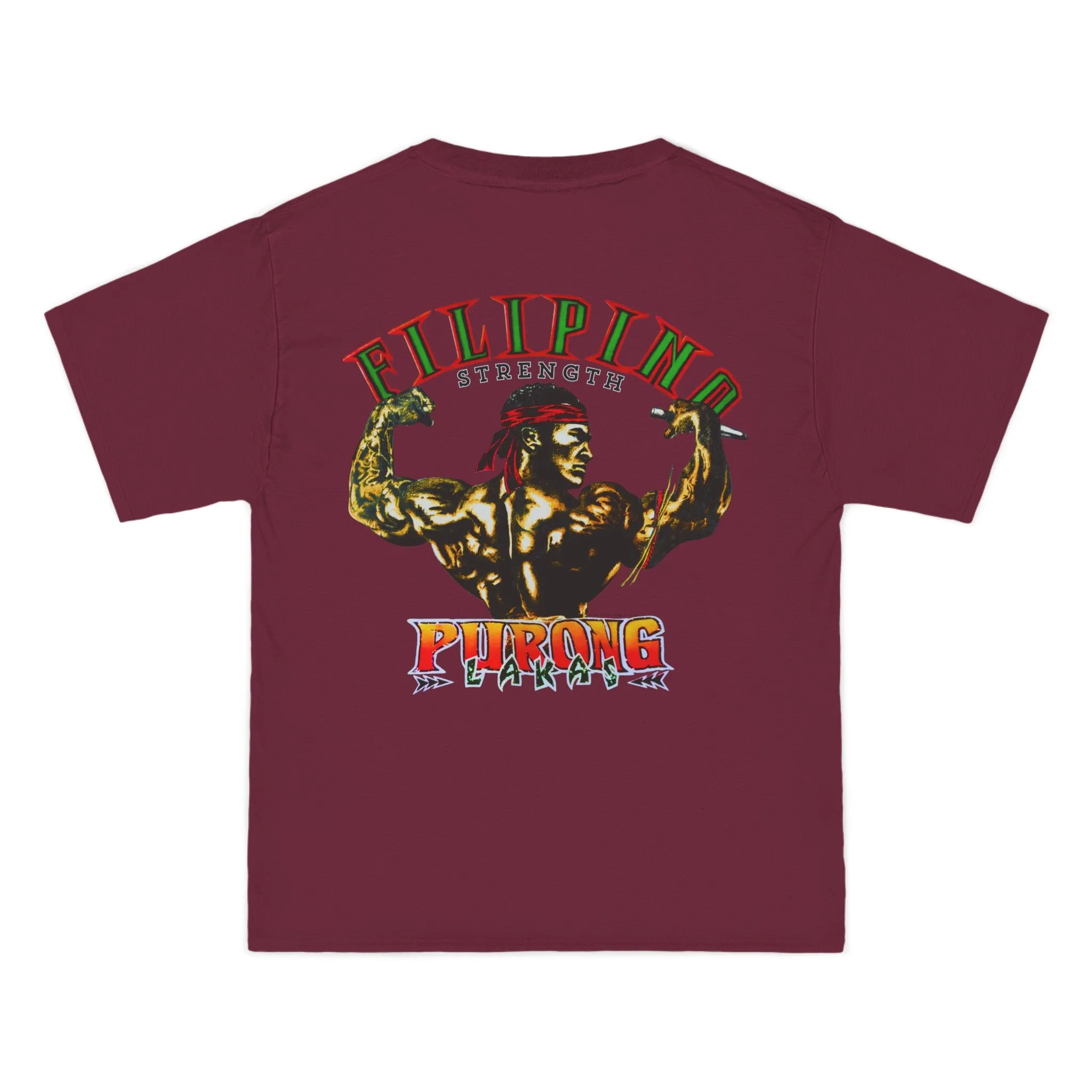 Filipino Strength Purong Lakas Vintage Design 90s New Print Beefy-T®  Short-Sleeve T-Shirt
