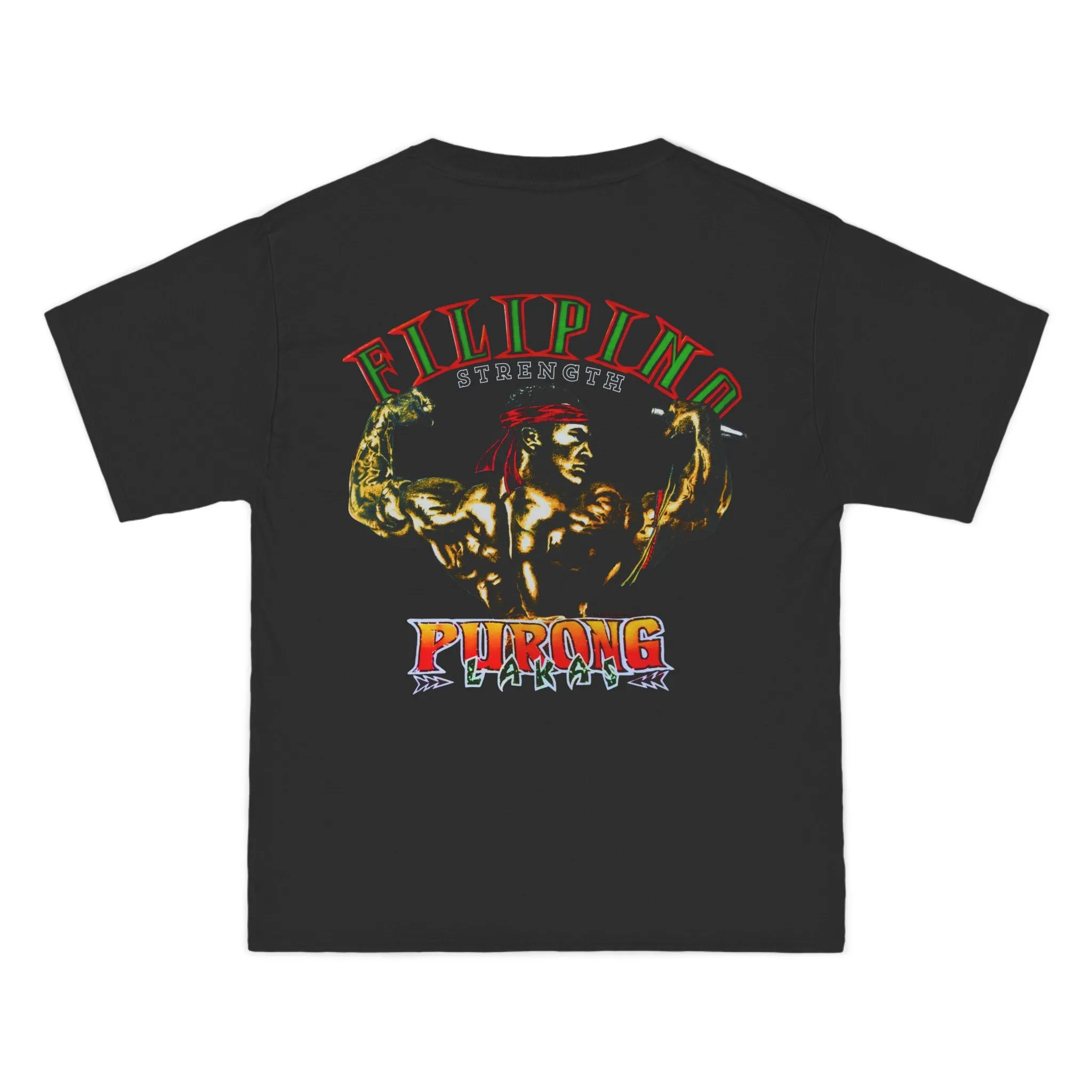 Filipino Strength Purong Lakas Vintage Design 90s New Print Beefy-T®  Short-Sleeve T-Shirt
