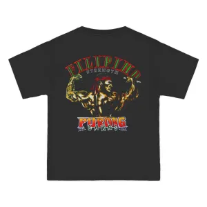 Filipino Strength Purong Lakas Vintage Design 90s New Print Beefy-T®  Short-Sleeve T-Shirt
