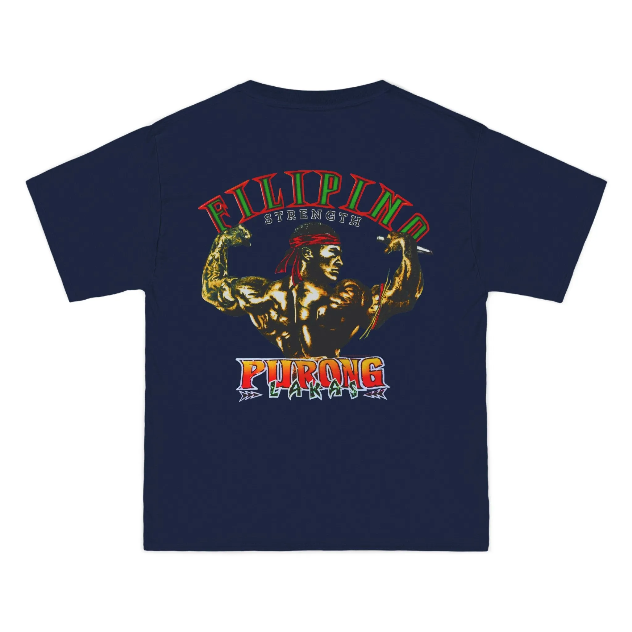 Filipino Strength Purong Lakas Vintage Design 90s New Print Beefy-T®  Short-Sleeve T-Shirt