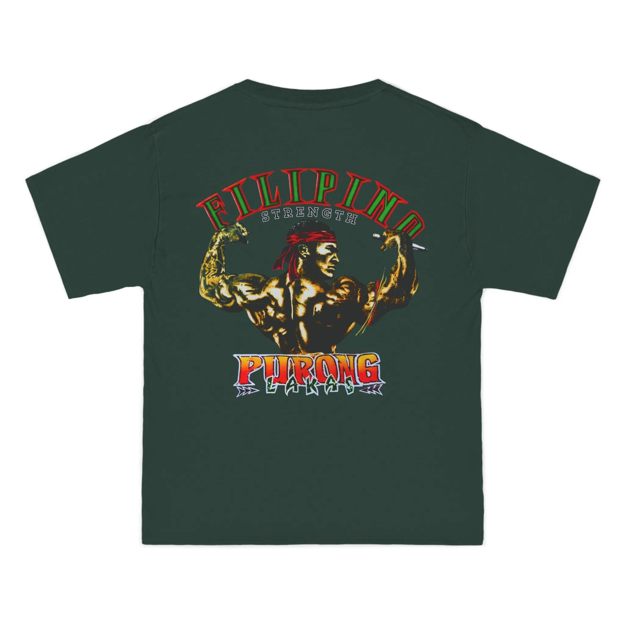 Filipino Strength Purong Lakas Vintage Design 90s New Print Beefy-T®  Short-Sleeve T-Shirt