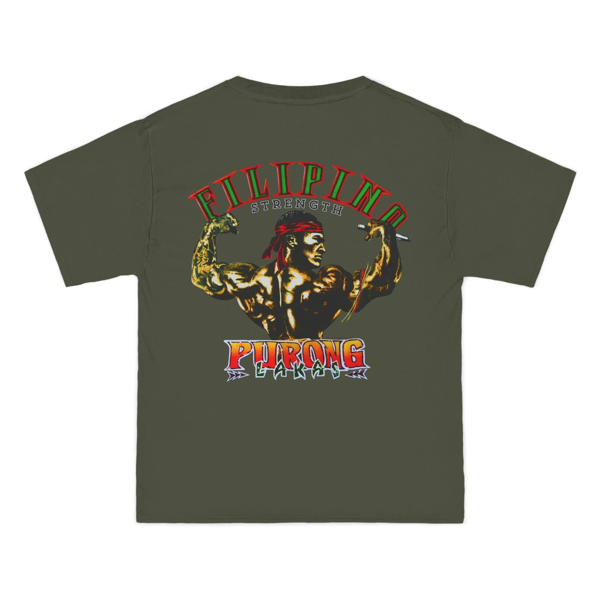 Filipino Strength Purong Lakas Vintage Design 90s New Print Beefy-T®  Short-Sleeve T-Shirt