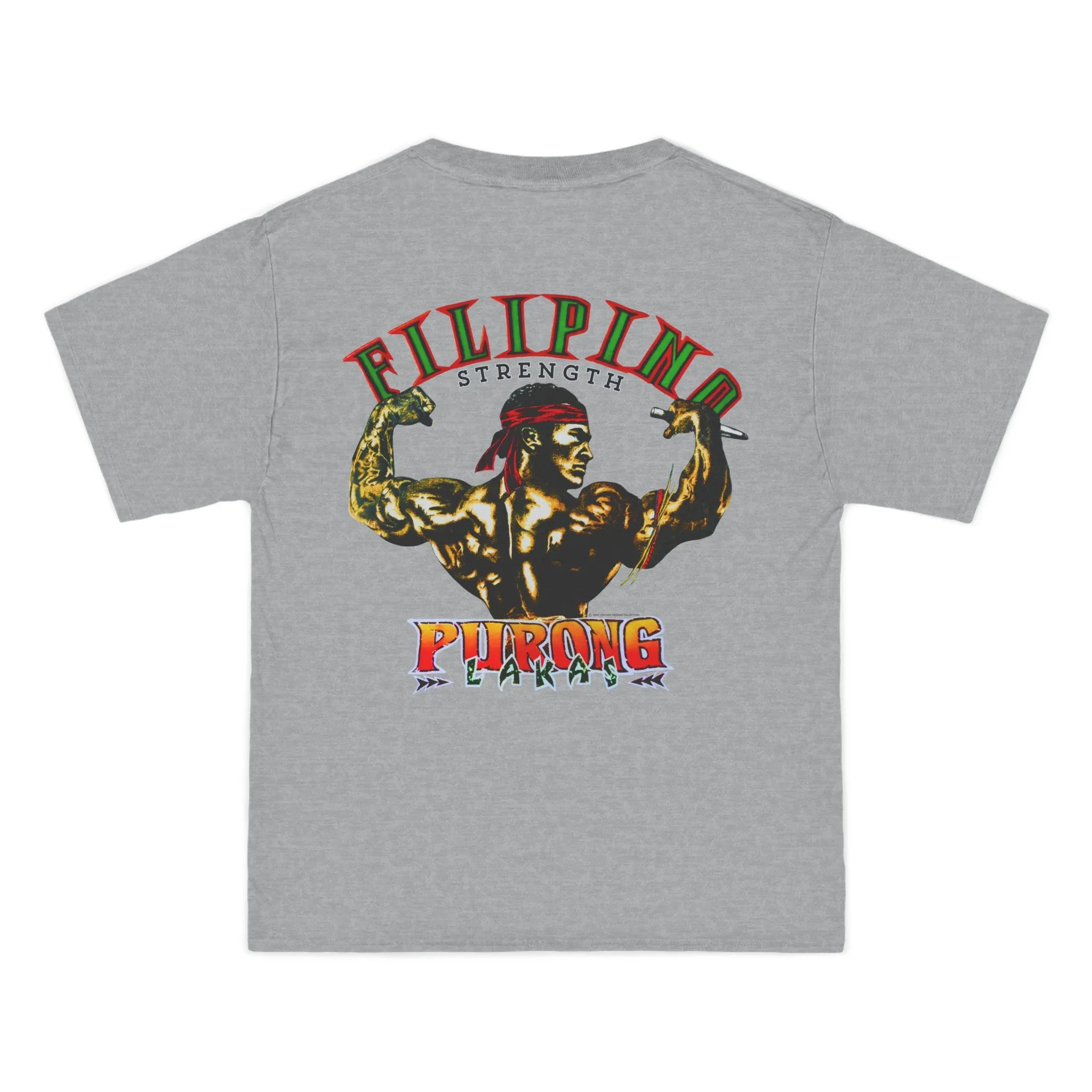 Filipino Strength Purong Lakas Vintage Design 90s New Print Beefy-T®  Short-Sleeve T-Shirt