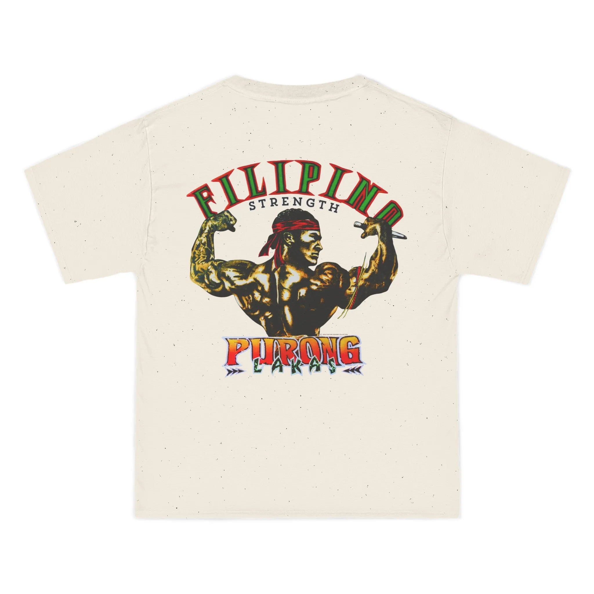 Filipino Strength Purong Lakas Vintage Design 90s New Print Beefy-T®  Short-Sleeve T-Shirt