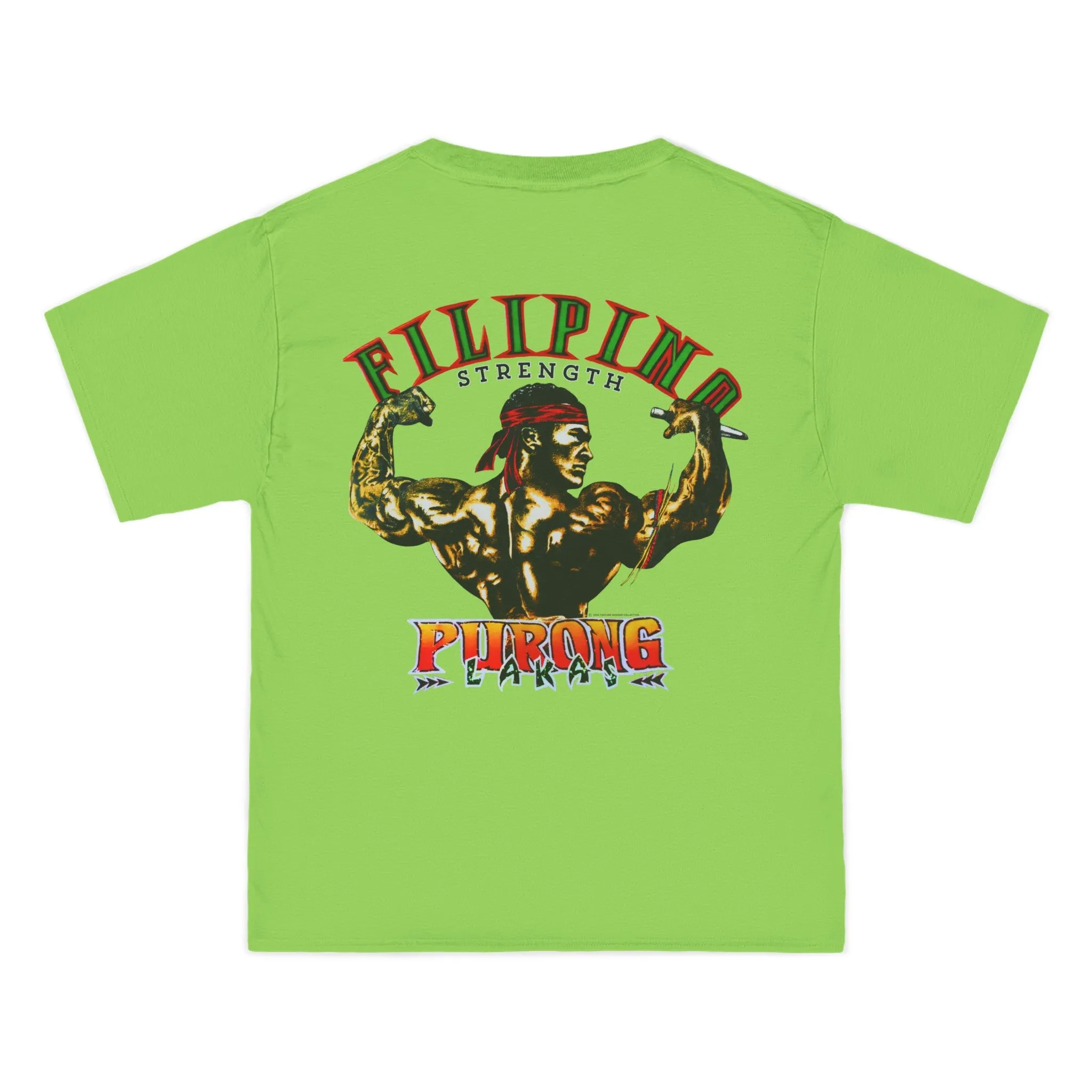 Filipino Strength Purong Lakas Vintage Design 90s New Print Beefy-T®  Short-Sleeve T-Shirt