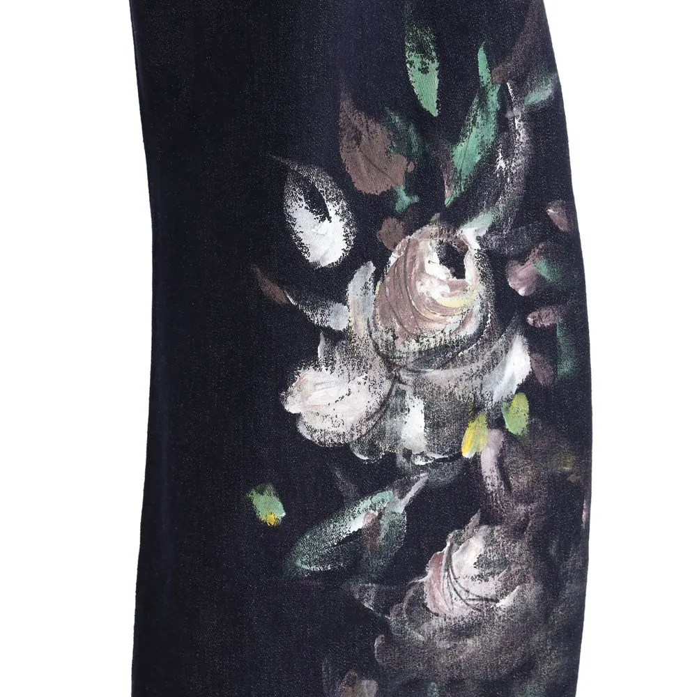 Floral print Jeans