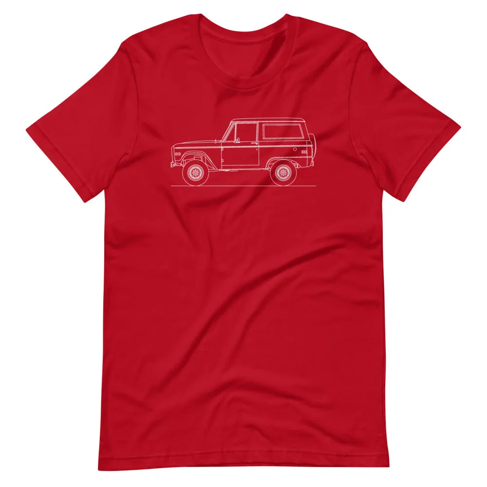 Ford Bronco Uncut 1st Gen Silhouette T-shirt