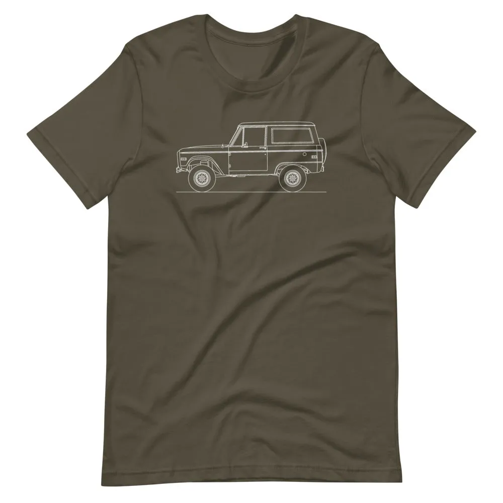 Ford Bronco Uncut 1st Gen Silhouette T-shirt
