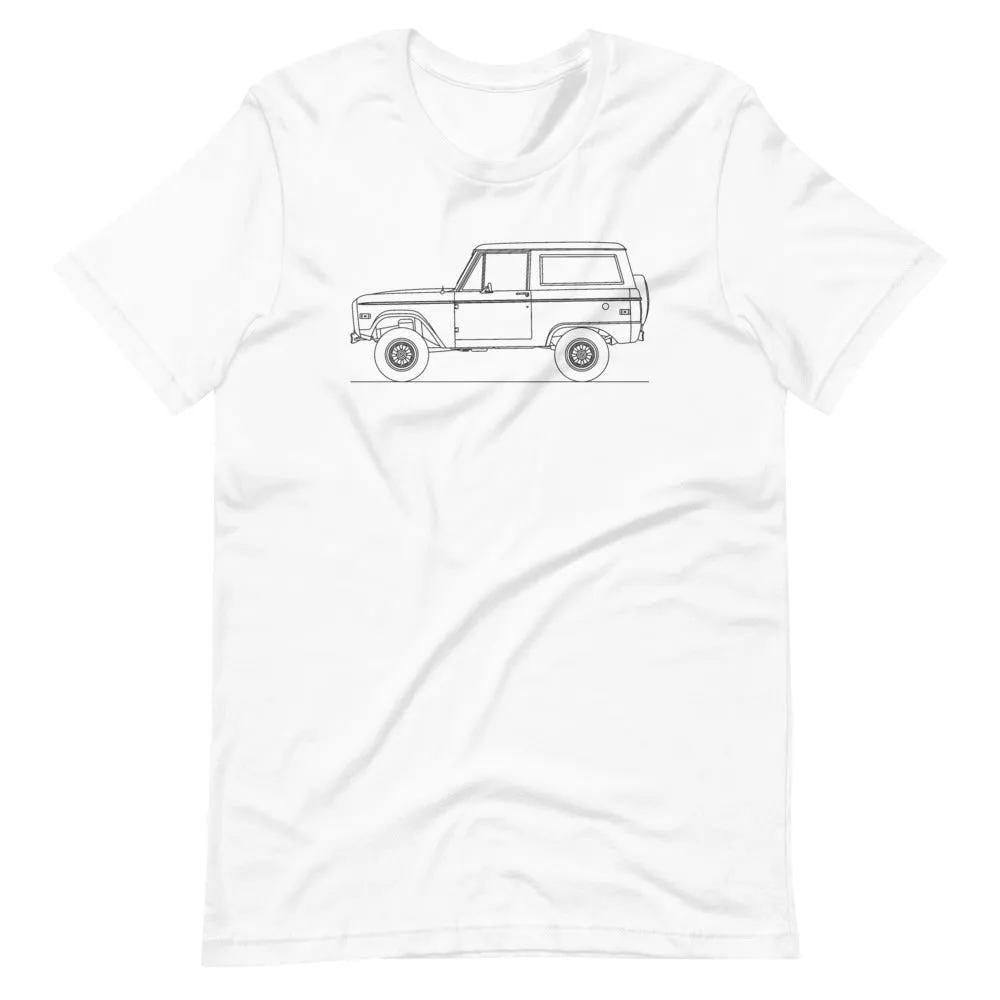Ford Bronco Uncut 1st Gen Silhouette T-shirt