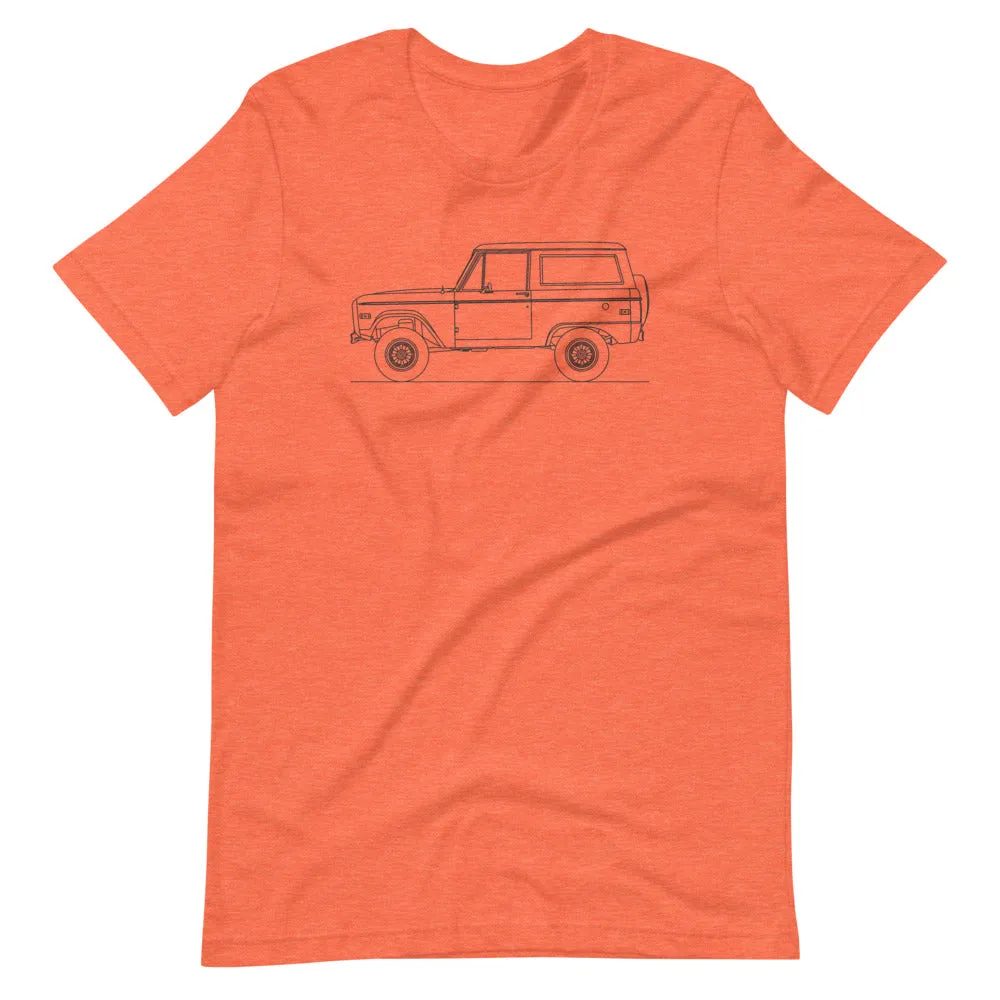 Ford Bronco Uncut 1st Gen Silhouette T-shirt
