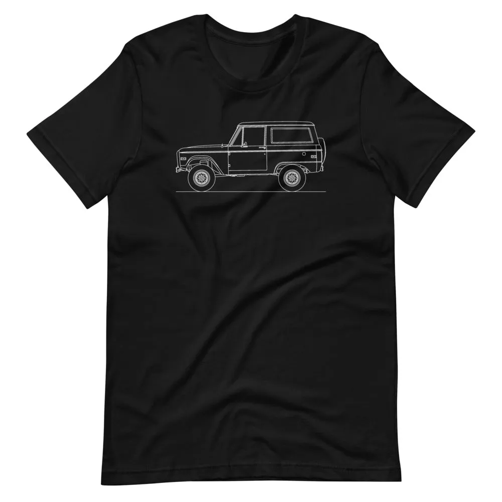 Ford Bronco Uncut 1st Gen Silhouette T-shirt