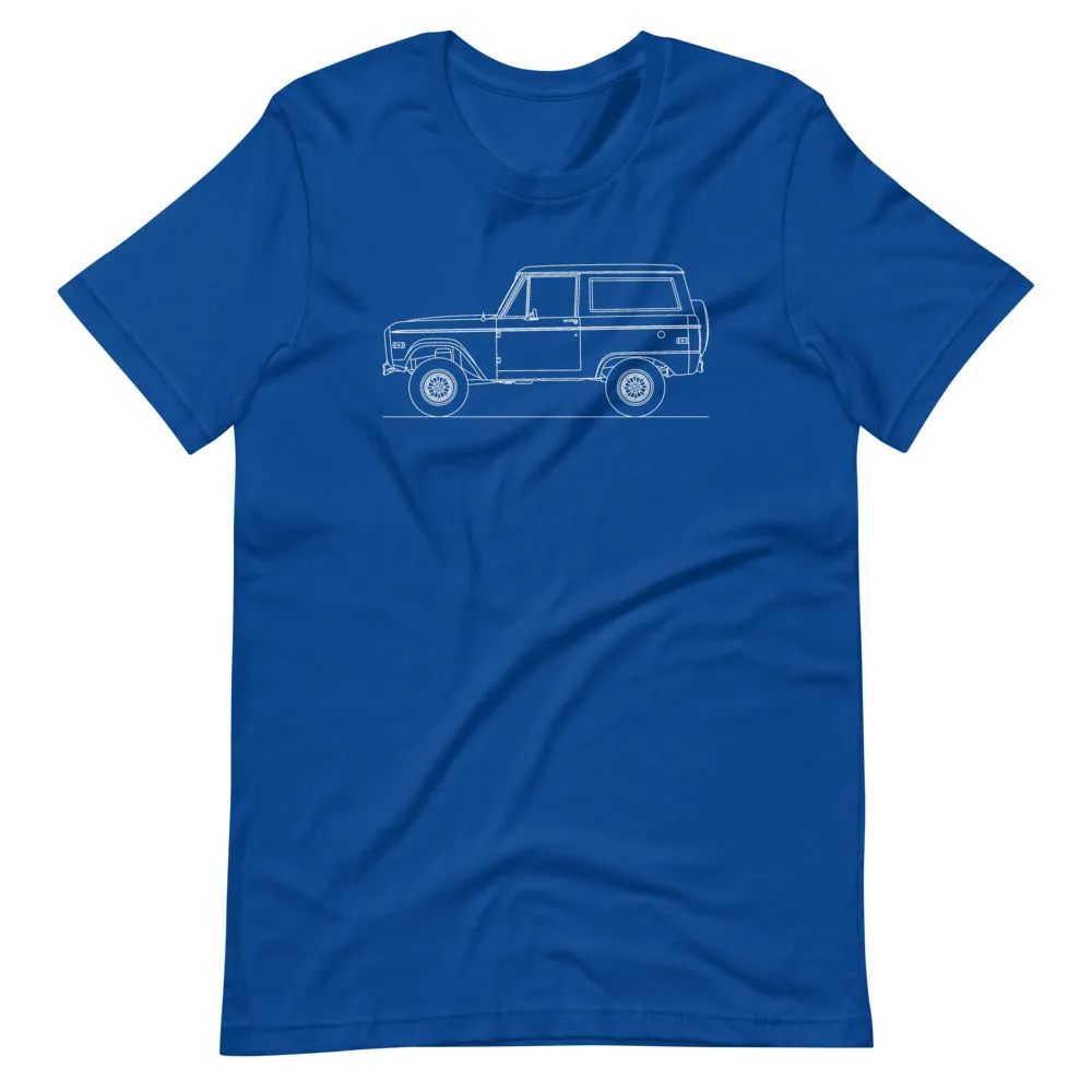 Ford Bronco Uncut 1st Gen Silhouette T-shirt