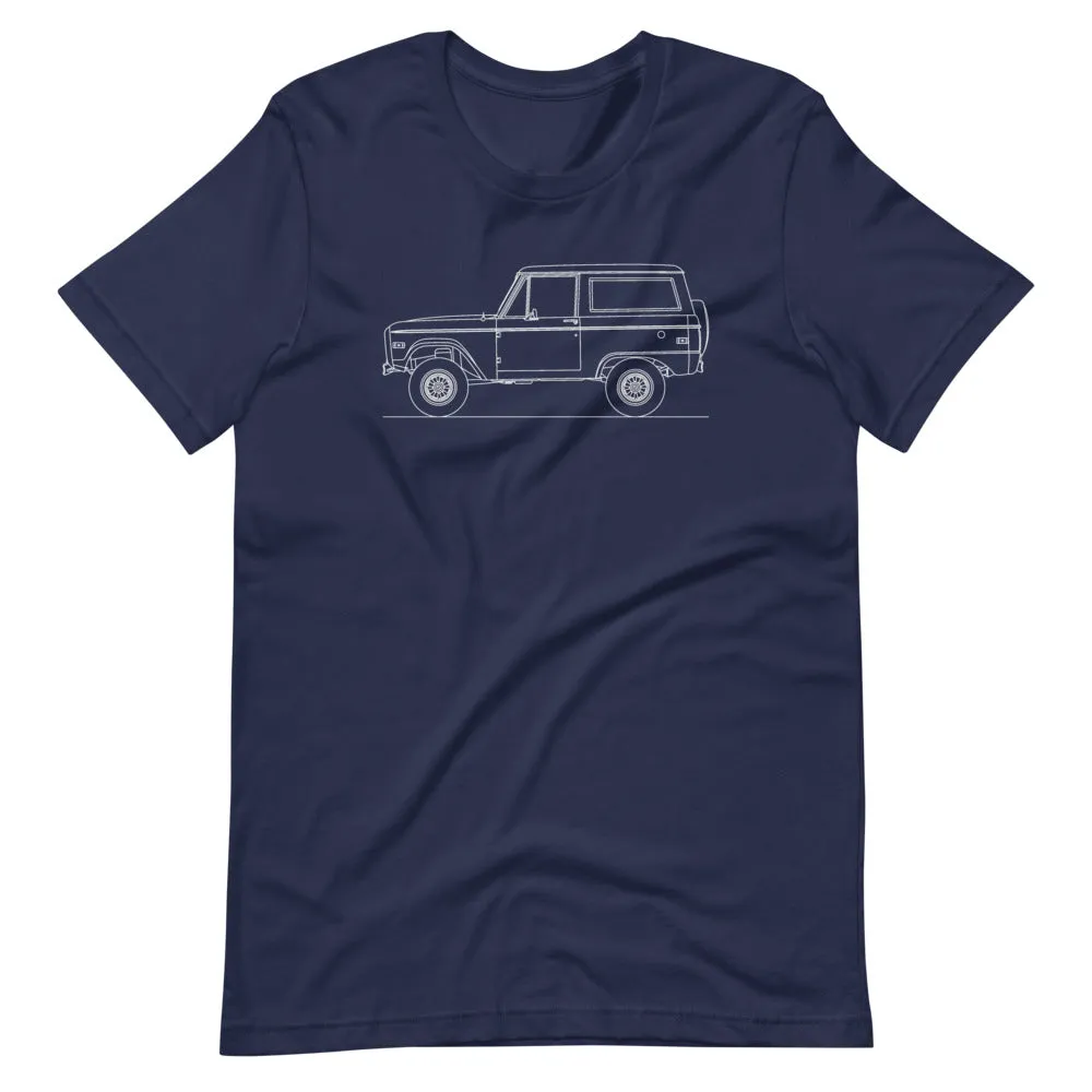 Ford Bronco Uncut 1st Gen Silhouette T-shirt