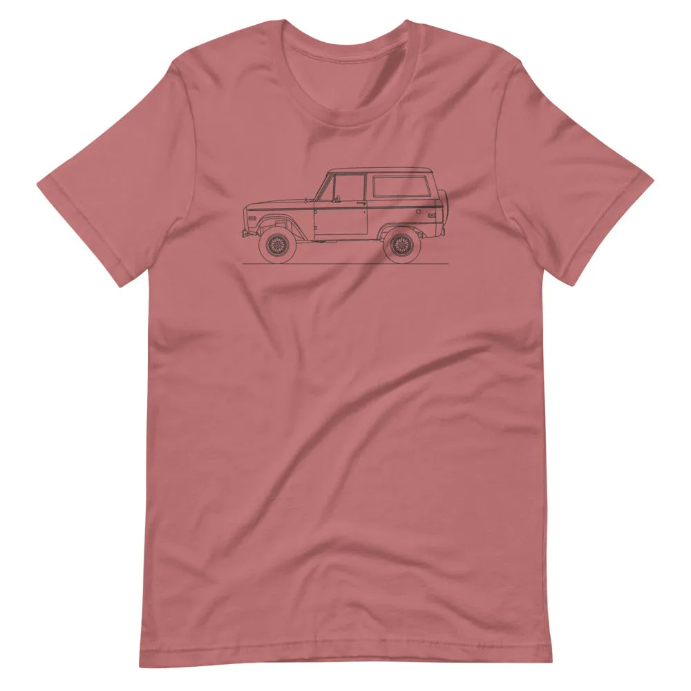 Ford Bronco Uncut 1st Gen Silhouette T-shirt