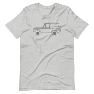 Ford Bronco Uncut 1st Gen Silhouette T-shirt