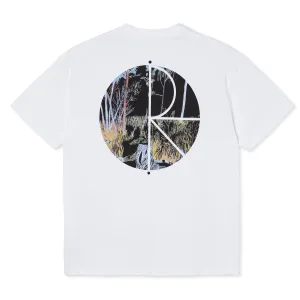 Forest Fill Logo Tee White
