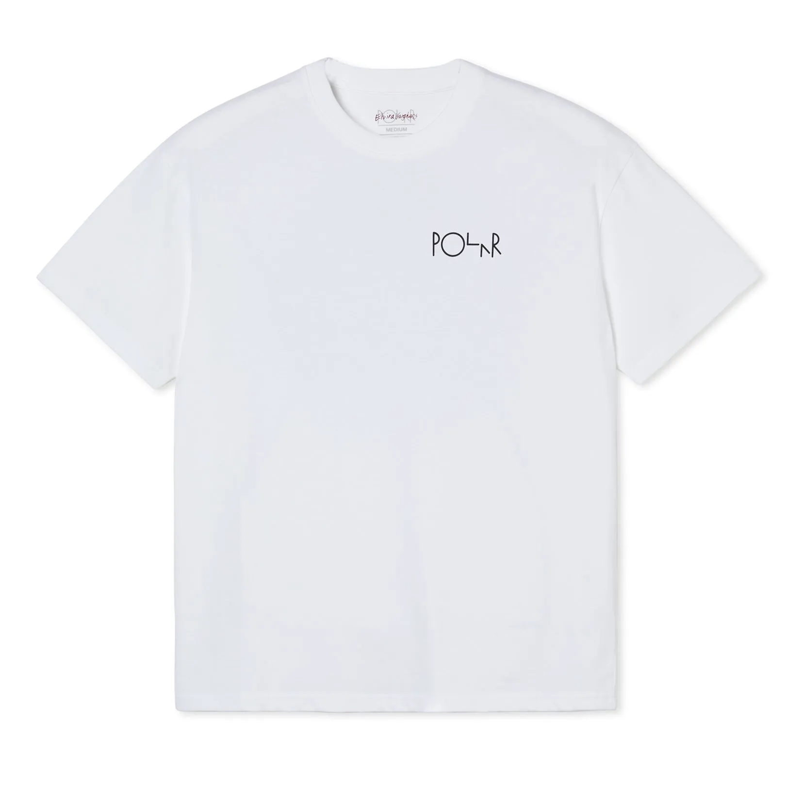 Forest Fill Logo Tee White