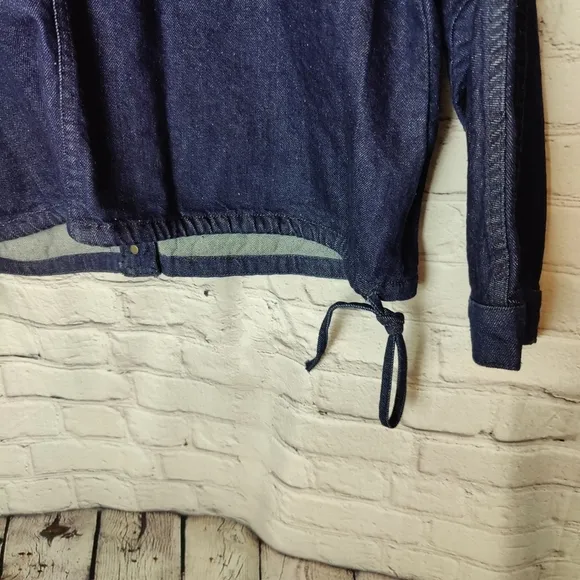 Free People We The Free Casey Oversized Boxy Denim Jacket NEW Size Medium