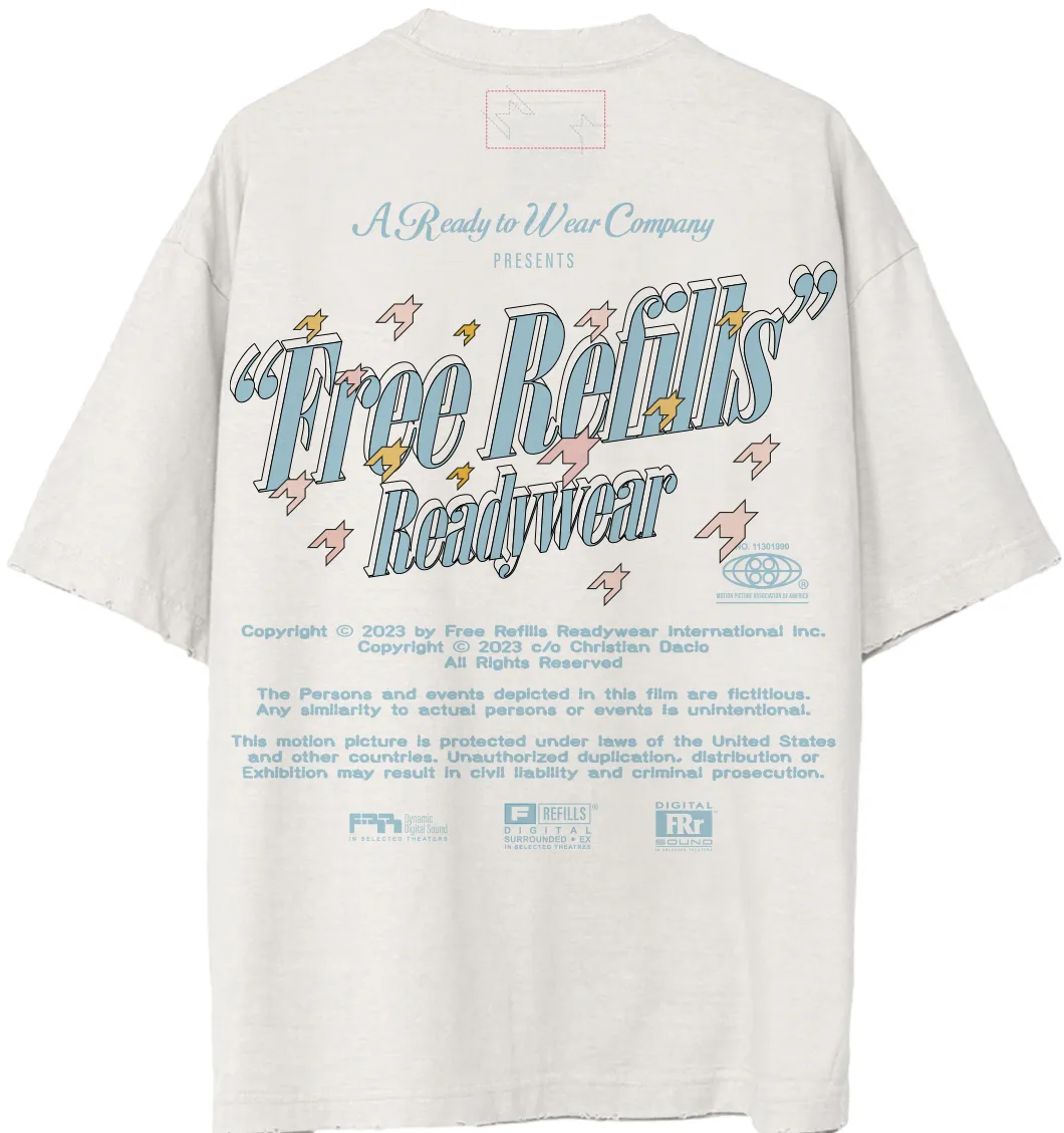 FREE REFILLS PARAMOUNT TEE (VINTAGE WHITE)