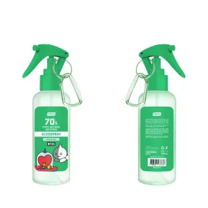 Fresh BT21 70% Ethyl Alcohol Solution Alcospray with Keychain 100m