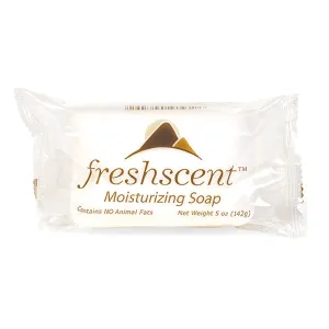 Freshscent MBS5 Moisturizing Soap (vegetable based), 5 oz. Bars, Individually Wrapped