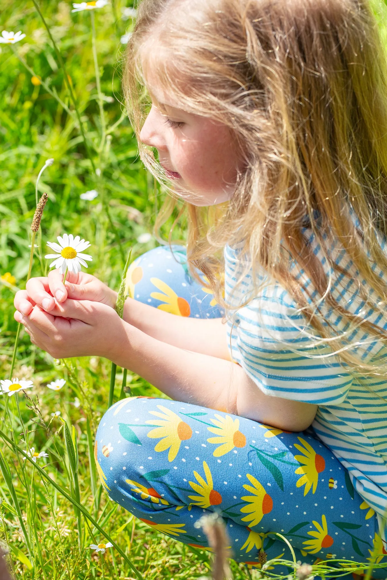 Frugi Libby Leggings Lk3z4 Echinacea