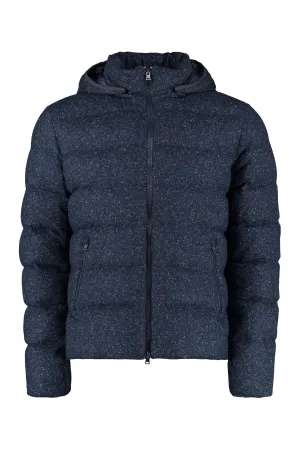 Full zip down jacket