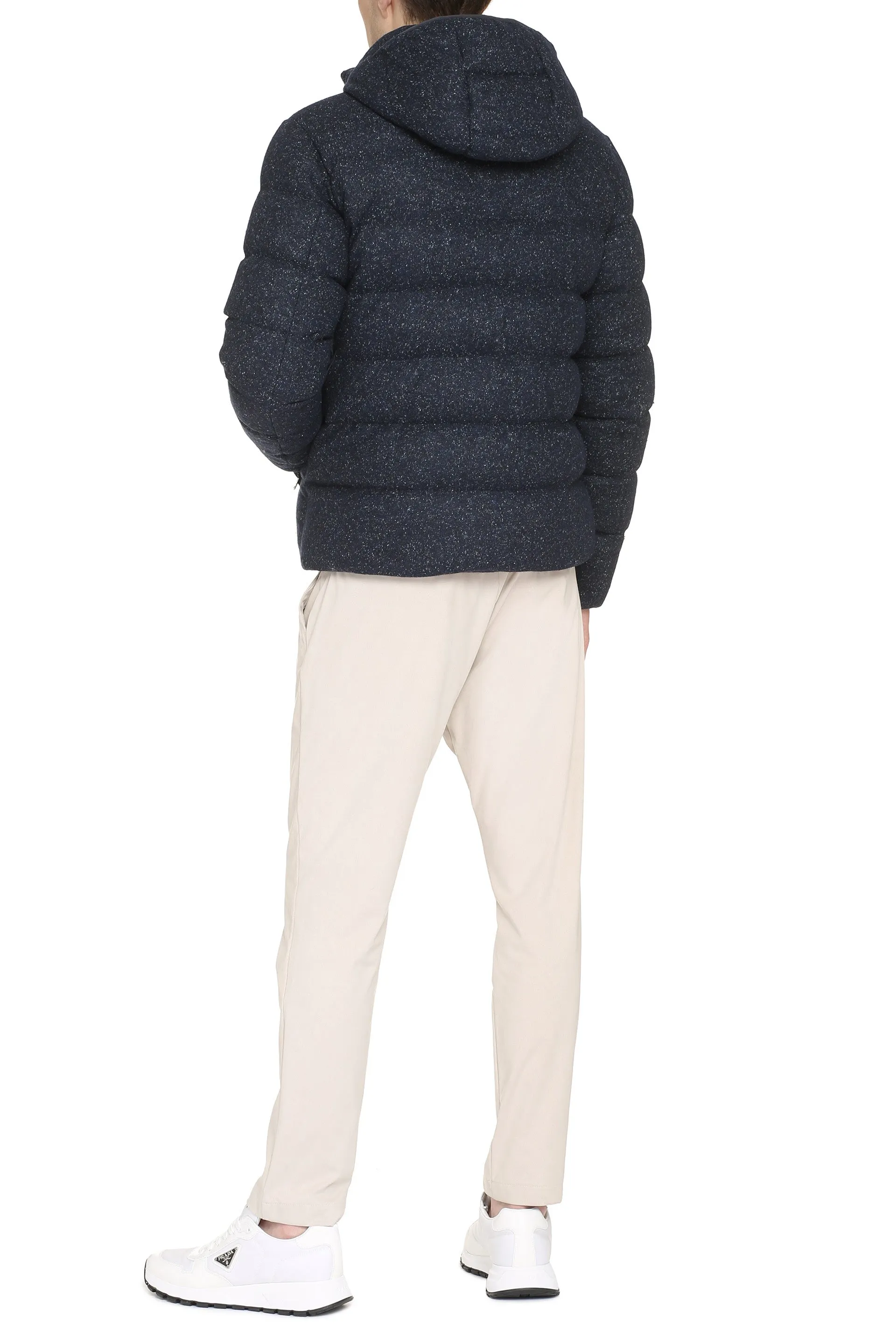 Full zip down jacket