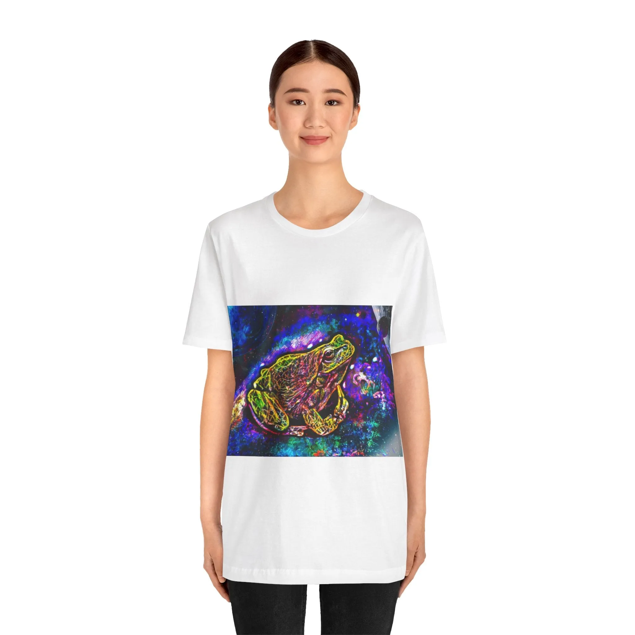 Galaxy Frog Unisex Jersey Short Sleeve Tee