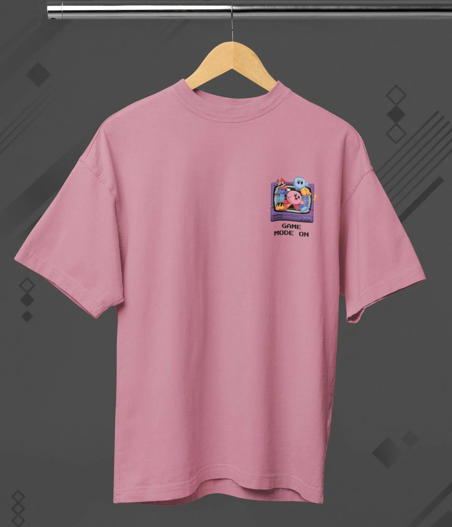 Game Mode On - Terry Oversized T-Shirt