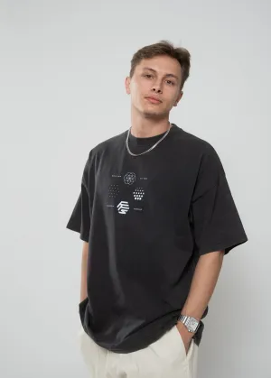 GARDEN TSHIRT VINTAGE BLACK