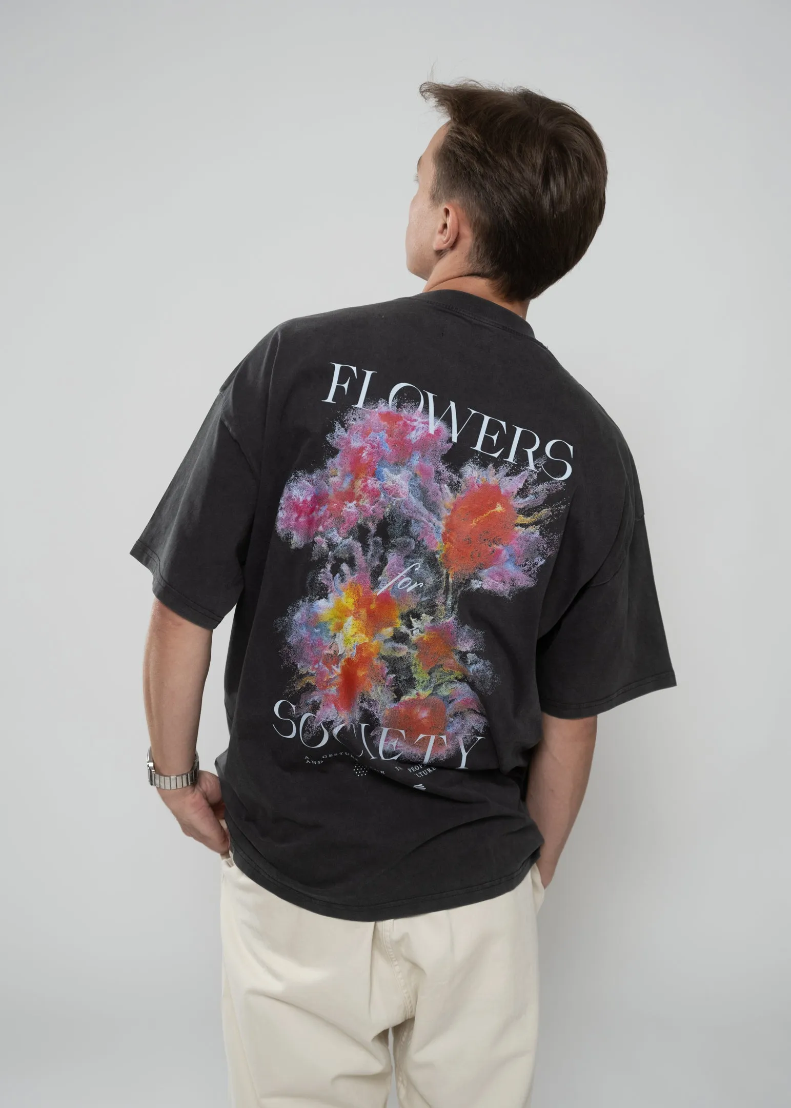 GARDEN TSHIRT VINTAGE BLACK