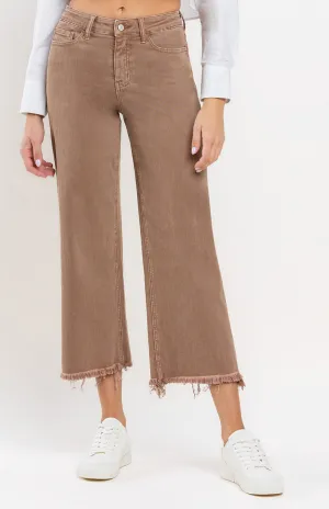 Garden Valley Crop Wide Leg Jeans