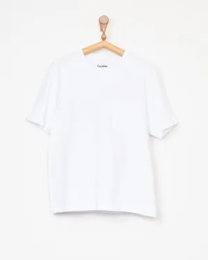Garment Dyed Tee in White