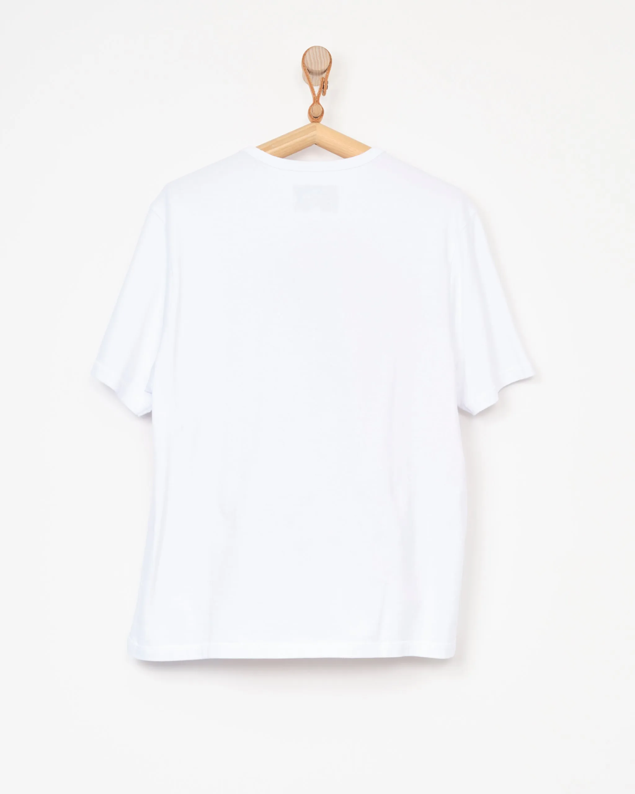 Garment Dyed Tee in White
