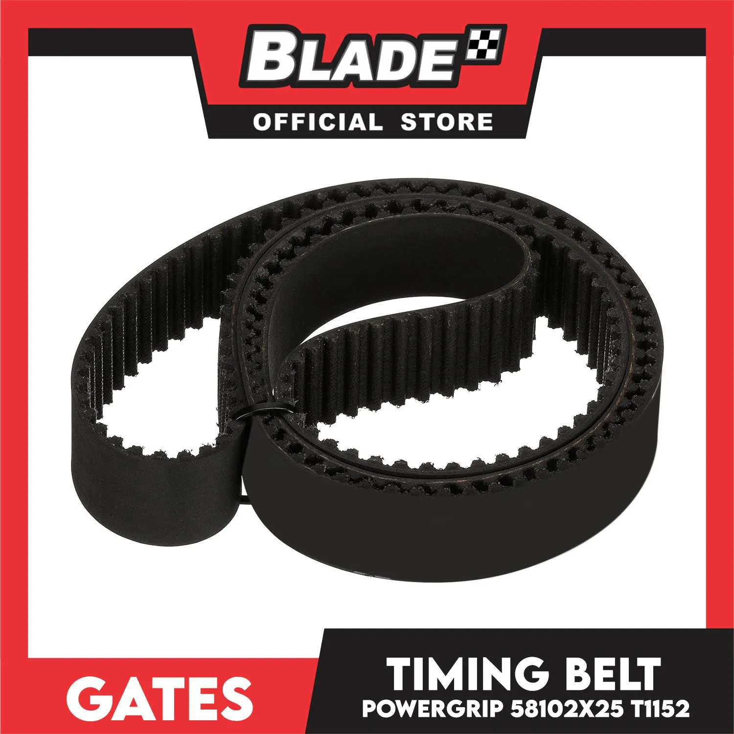 Gates Unitta PowerGrip Timing Fan Belt T1152 58102 x 25mm for Toyota