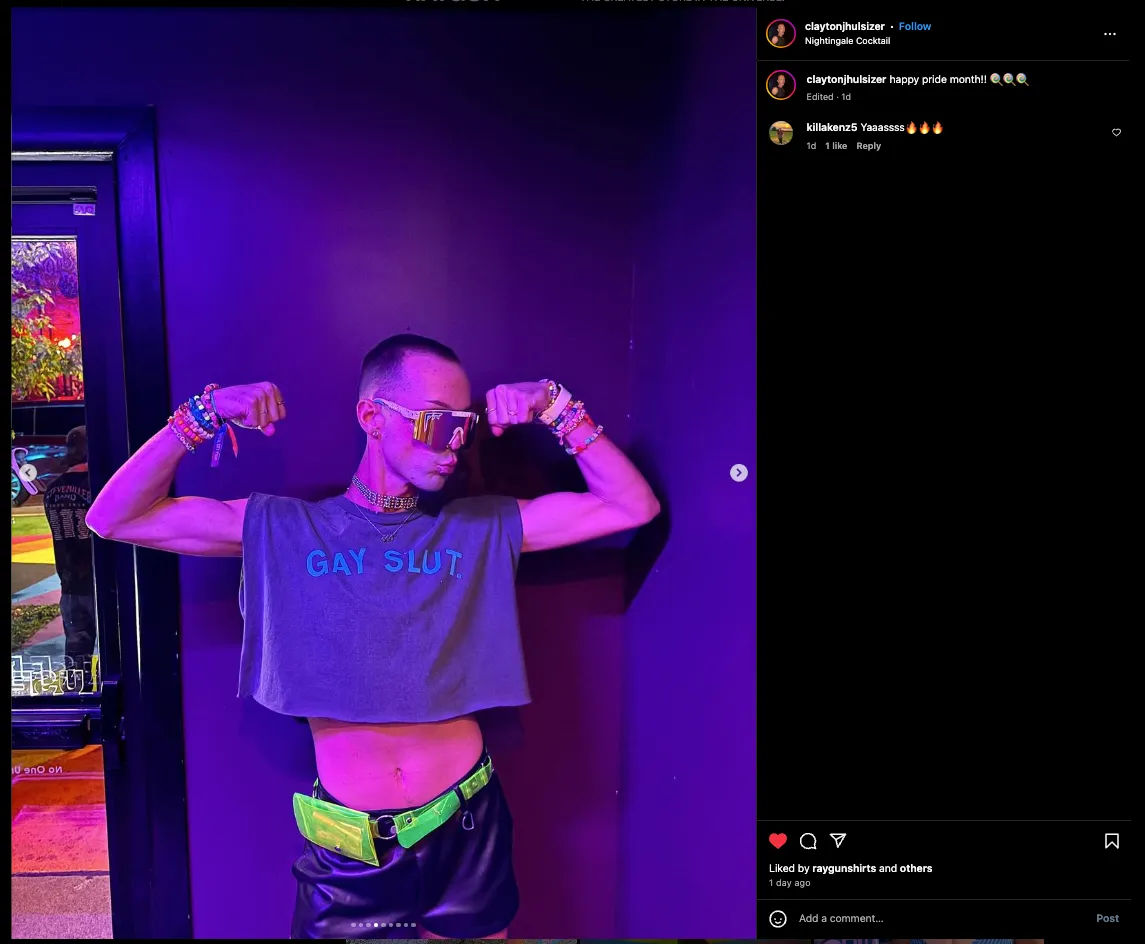 Gay Slut Muscle Crop Top