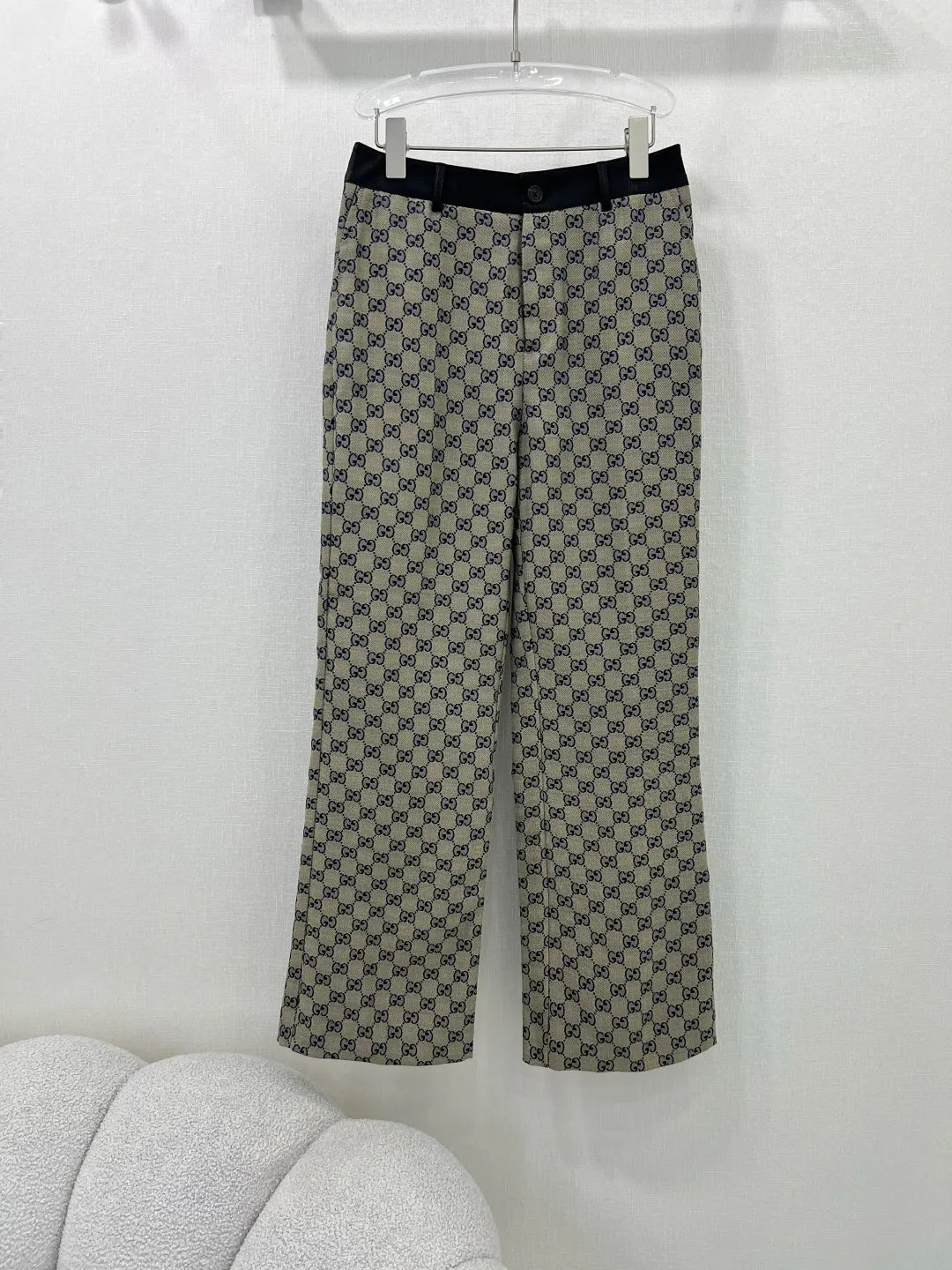 GC 25 new contrast leather pants